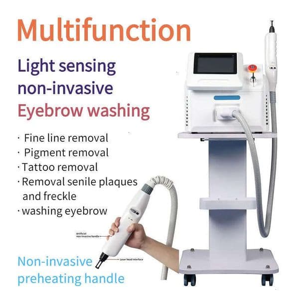 Portable Picosecond Laser Tattoo Removal Pigment Removal Q Switched Nd Yag Laser Carbon Peel Machine