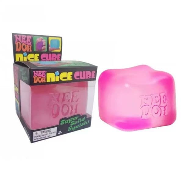 Schylling Needoh Nice Cube - Sensory Toy for Stress Relief and Block Pinching Fun 69c