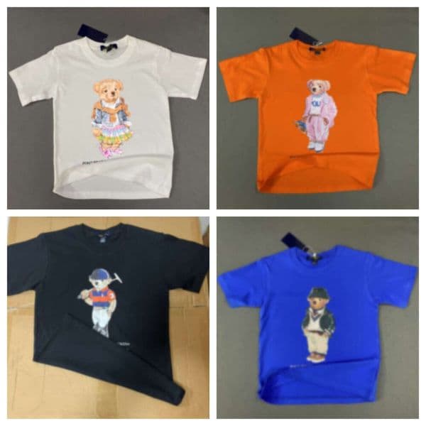 kids designer clothes kid t shirt baby tshirt short sleeved girl boy clothe summer high quality letter 100% cotton students Children's Day 1-14 ages