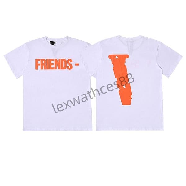 26ss Designer Large Big Reflective V Friends Men Women t shirts Casual Smoke Angel Loose Lovers luxury high quality Short Sleeve s-xl asian size