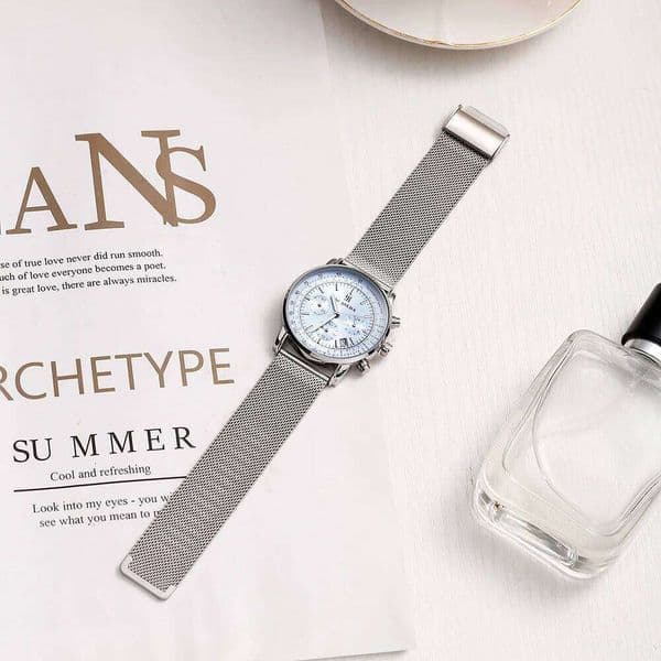 Trendy INCASEDA quartz men's watch with calendar stainless steel luxury casual 2026
