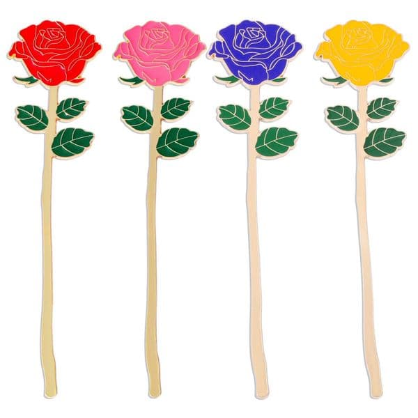 romantic rose metal bookmarks exquisite and simple reading items suitable for students writers office workers and couples L260529