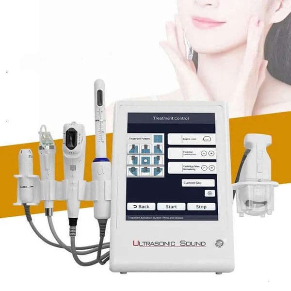 Desktop 5 IN 1 Hifu Facial Lifting Ultrasound Hifu Vaginal Tightening Machine Liposonixed Body Slimming Hifu Anti-Puffiness Machin