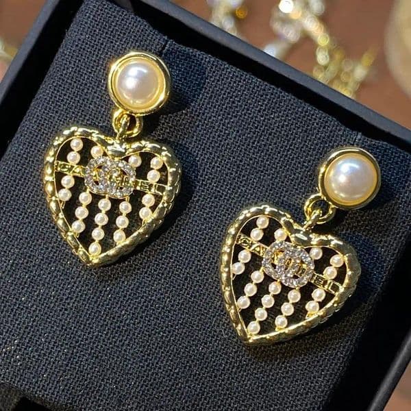 Designer Earring For Women High-End Designer Letter Stud Earring Inlay Dia Crystal Real Gold Plated Copper Stamps Earrings Wedding Party Jewelry Love Gifts