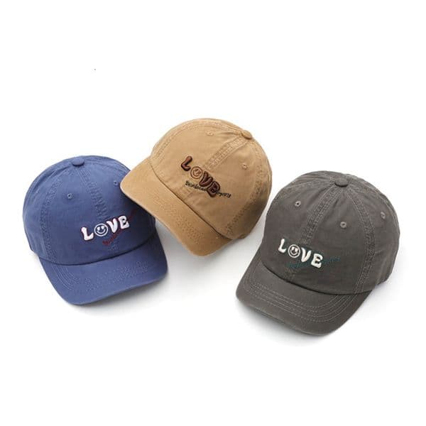 Korean-style high-end children's baseball cap with stylish letter embroidery boys girls, suitable for outdoor outings and sun protection ddmyshoesvip