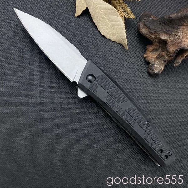 KS 1342 Rhetoric Assisted Flipper Pocket pocket knife Folding Knife 8Cr13Mov Blade Nylon Wave Fibre Handle Wild Hunting Survival Defense fixed blade knife coute