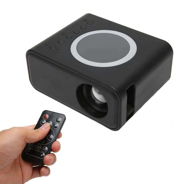 Home Theater Diffuse Reflection Imaging 42W Speaker Mini Projector with Remote Control Laptop for Livingroom 26W0317
