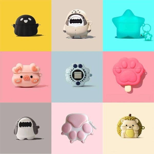 Lite 3D Cartoon Earphone Case For Redmi Buds 8 6 Pro Wireless Headphone Silicone Protective Cover 26L0317