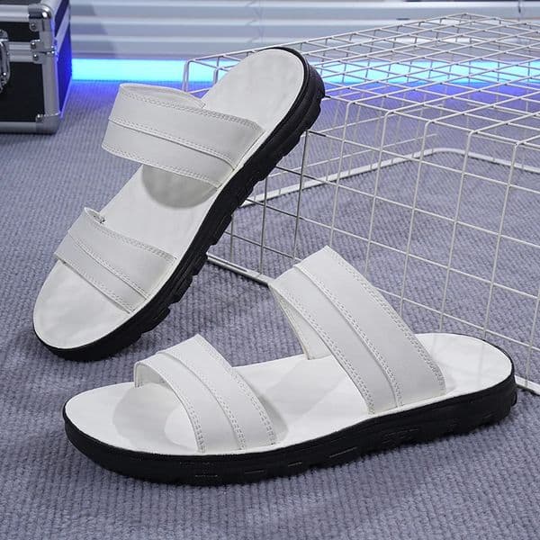 OpenToe Outdoor Slippers for Men NonSlip Sandals Casual Half Shoes Drag Fashion Beach Leisure Walk Slides 260316