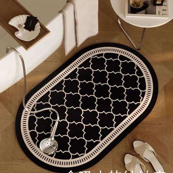 Bathroom floor Soft diatom mud Water-absorbing quick-drying non-slip mat Light luxury 26Y0317