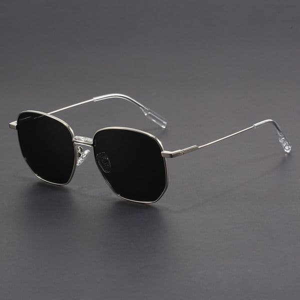 2026 New Model Personalized Purple Metal Polarized Sunglasses for Women, Trendy High-End HD Sunglasses, Men's Prescription Glasses