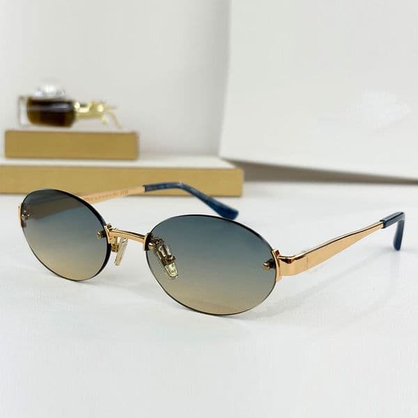 CL42140 Oval sunglasses for womens designed Japanese Korean styles UV400 protection for womans outdoor street photography suitable for sunglasses