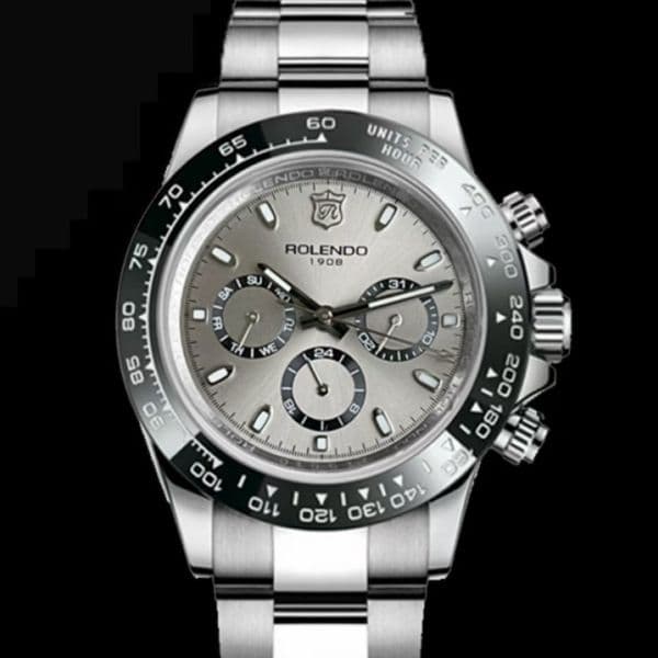 Self-Winding Watch Men Women Mechanical Uhren Automatic Fashion Wristwatch Montre Mesh Strap Waterproof Calendar Display High-quality Stainless Steel