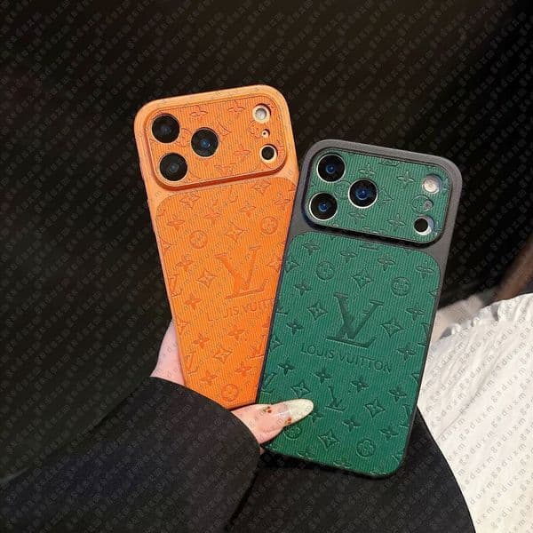 For iPhone 17 Pro Max Case Designer Phone 16 15 14 13 12 11 Plus Card Holder Luxury Leather embossing Full Coverage Q260428