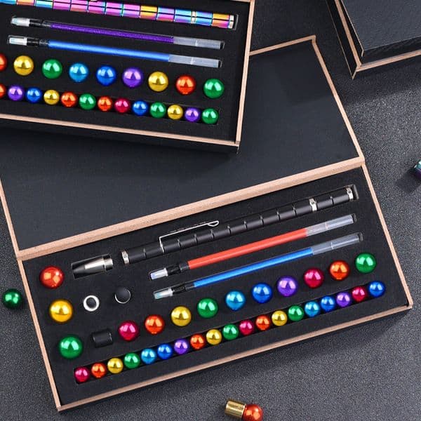 Bestseller Versatile Styling Tool Multi-in-One Creative Capacitive Stress Relief Black Technology Metal Gel Pen Set ddmytues