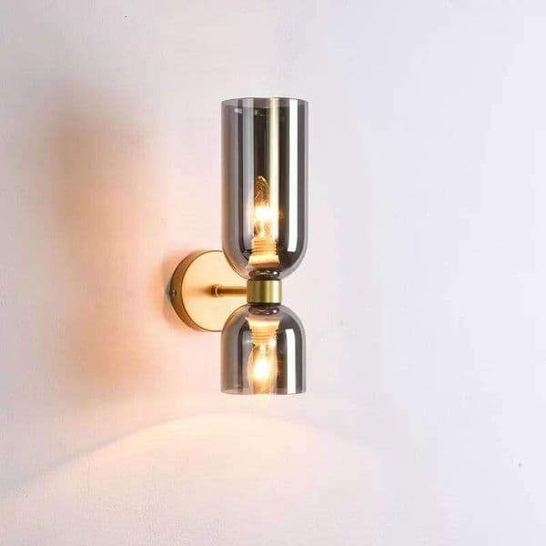Nordic Wall Led Lamp Glass Sconce Indoor Lighting Mirror Light Fixtures Living Room Bedside Bedroom Bathroom Home Decor Black 26Y0318