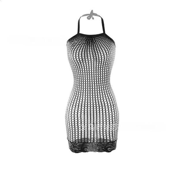 1PC Women Sexy Fishnet Cover Up Without Bikini Hollow Out See Through Bodycon Dress Beachwear Summer Womens Swimwear 260318