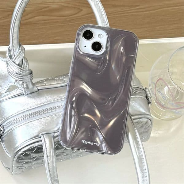 Satin Texture Phone Case For Iphone 16 15 14 13 Pro Max 16Pro Personalized 16Promax Phone Case 14Promax Creative 15Promax Cover 14Pro Dazzle Color 15Pro 13Pro Shell