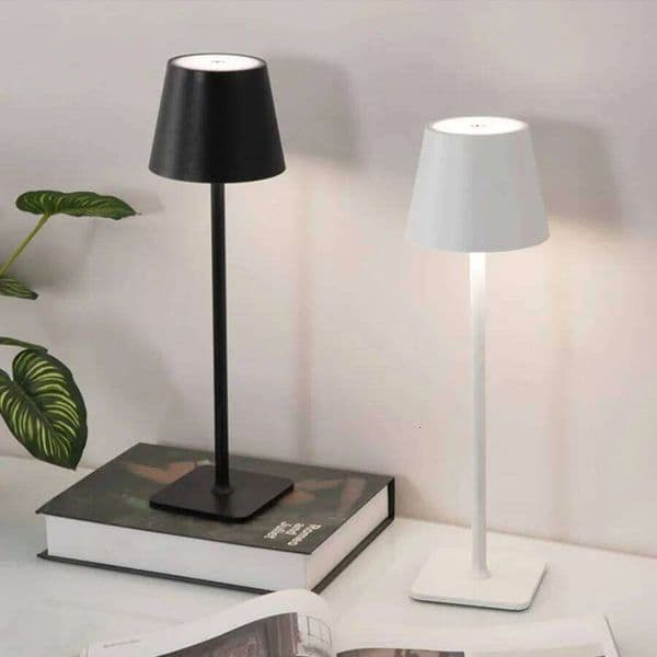 Nordic LED Table Rechargeable Touch Dimmable Desk Lamp bedroom decoration Home Dining Coffee Shop Simple Room Decor 26H0318
