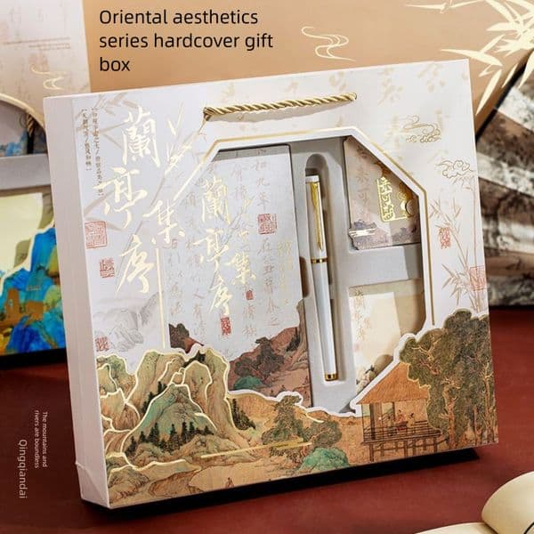 Bestseller Bestseller Chinese-style notebook set, a complete set of vintage-style notebooks, high aesthetic value, birthday gift ddmySat ddmySat