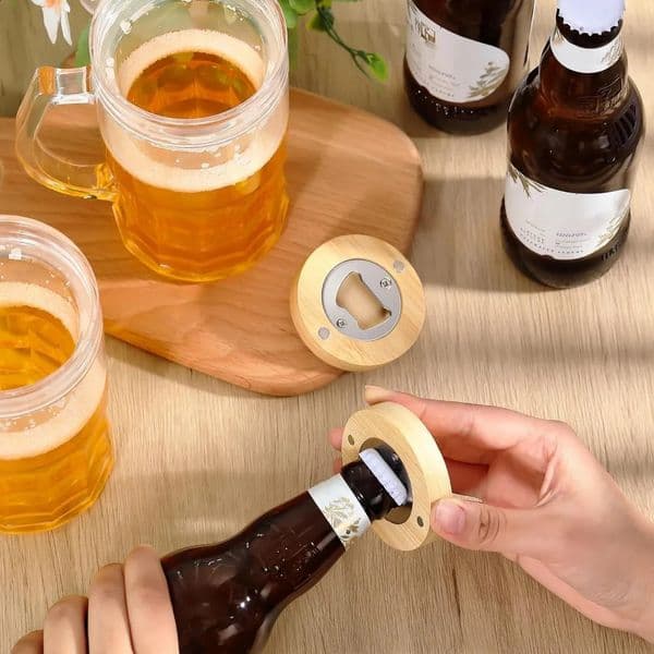 1/10/25/40pcs Bamboo Blank DIY Bottle Opener Suitable For Bar Or Household Barware Tool Wedding Favors Bottle Opener for Guests 260316
