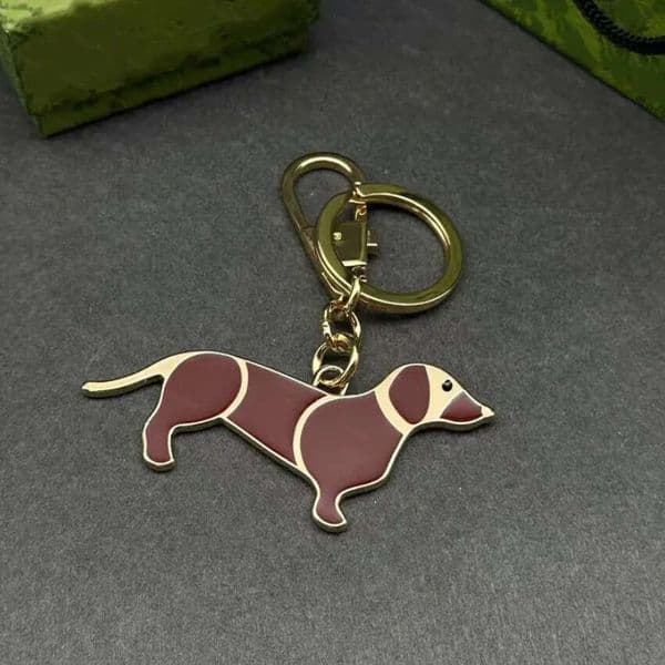 Top Toys Of 2026 Cute Dog Keychains Designer Animal Dachshund Dogs Car Keyring Chain Charms Cartoon Vintage Toy Doll Pendant Mini Keys Bag Charm Gift