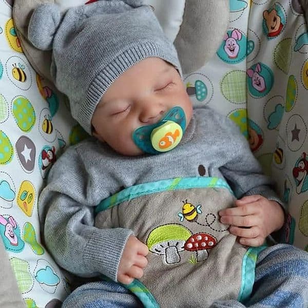 Lifelike Reborn Baby Dolls 17 Inch istic born Baby Dolls Anatomically Correct Life Baby Dolls Full Vinyl Body 260316
