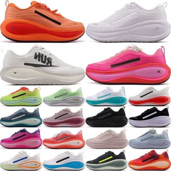 Top Vomeros Plus Men Women Running Shoes Designer Trainers Orange Pulse Triple White Black Bright Crimson Barely Volt Outdoor Sneakers Size 36-45