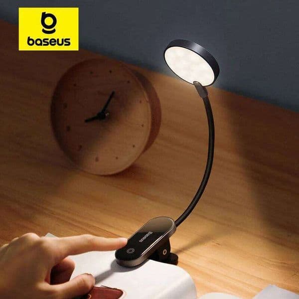Baseus Clip Table Stepless Dimmable Wireless Desk Touch USB Rechargeable Reading LED Night Light Laptop Lamp 26H0318