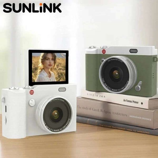 1pc HD CCD digital flip screen student photography video retro travel portable birthday gift 26W0318