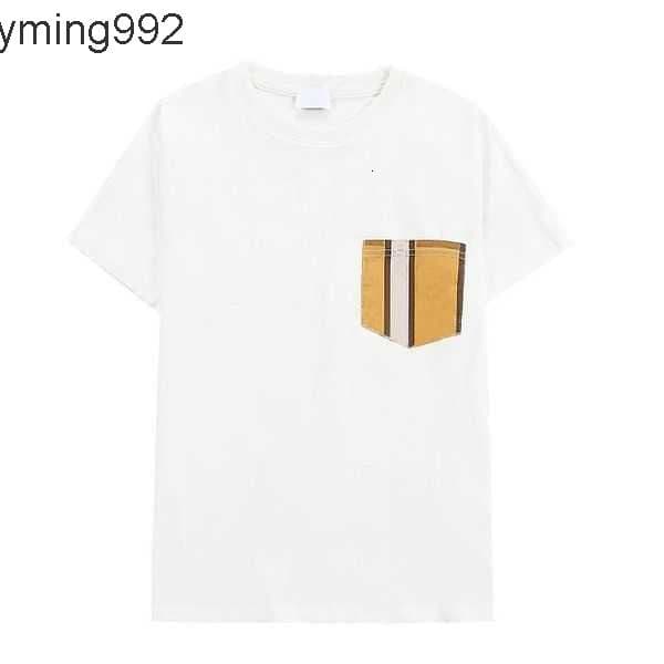Tees Burbrerys T Shirts Mens Women Designers Tshirts Tees Polos Tops Man S Casual Chest Letter Shirt Luxurys Clothing Street Shorts Slee burberrys2 Burberrys MR X731