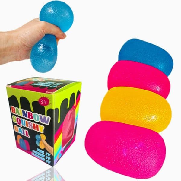 9.5CM Needoh Gumdrop Squishy Toys Malt Sugar Ice Cube Stress Relief Sensory Toys Slow Rebound Fidget Toys for Kids and Adults with Autism Fast Shipping..