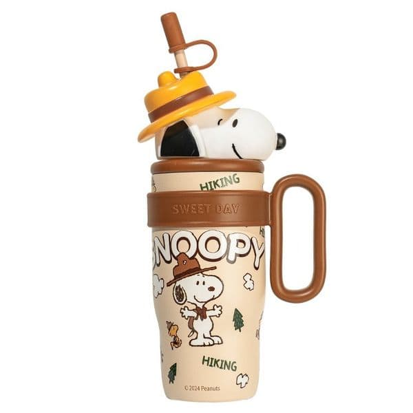 Portable Travel Thermos with Innovative Cooling Design & Ergonomic Grip Suitable for Hiking
