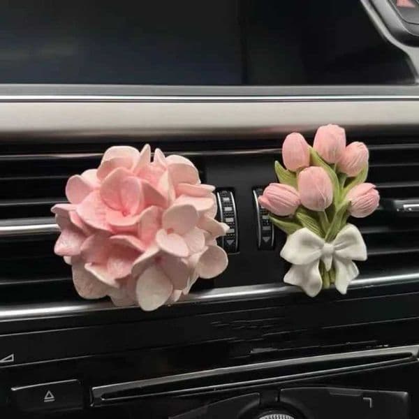 Tip Car High-Grade Sense Air Outlet Flower Decoration Give Friends The Best Car Celebration Gift Car Decoration Accessories K260317