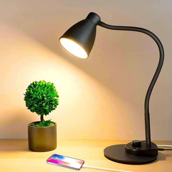Desk lamp TYPE-C Charging Port 3 Color Modes Dimmable Reading Light Intelligent Induction Auto Dimming Task Lamp LED 26L0318