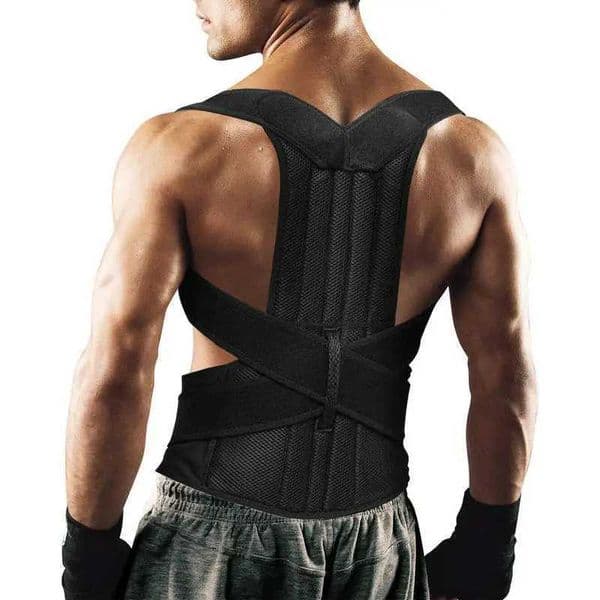 Back Brace Posture Corrector for Women Men Adjustable Back Lumbar Support Belt Shoulder Posture Support for Improve Scoliosis S251211