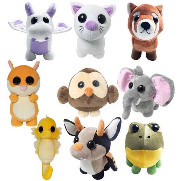 25cm ADOPT ME Plush Toys Adventure Animals Stuffed Doll Cartoon Pet Plushie Pillow Girlfriend Peluche Birthday Christmas Gifts L251212BJAK C260319