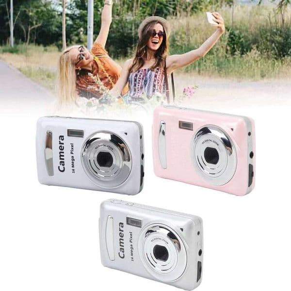 2.4 In Portable 16X Zoom 1080P 16MP Auto Focus Multi Axis Stabilization Digital Camera for Photography Video 26W0318