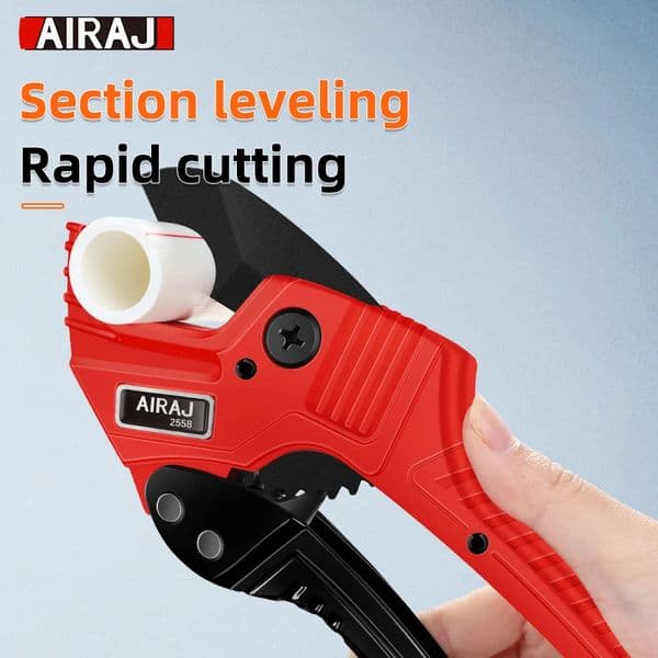AIRAJ PPR Ratchet Wheel Scissors Water Pipe 42MM Professional PVC Pipe Cutter Quick Cutter Cutter Pipe Cutter