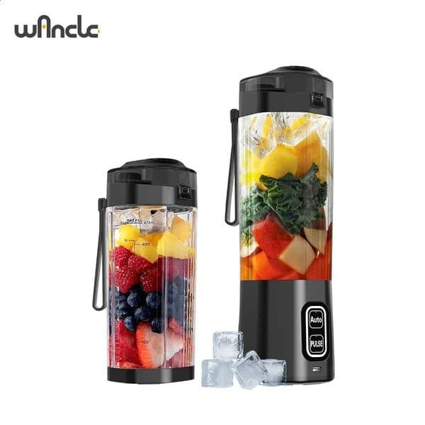 Portable Electric Juice Maker Blender 700ML USB Rechargeable Fruit Mixer 6 Blades Juicer for Shakes Smoothies Fresh Juicing Cup 260316