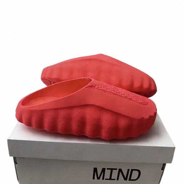 mind001 Slides Mule TSM Topsportmarket Designer Mind 001 Slippers 002 Running Shoes for Men Women Pre-match Tech Comfortable Bone Solar Red Black Grey I9dk