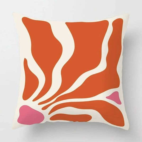 Four Seasons Universal Pillowcase Abstract Geometric Plant Illustration Printed Cushion Cover Home Cafe Decoration Z260316