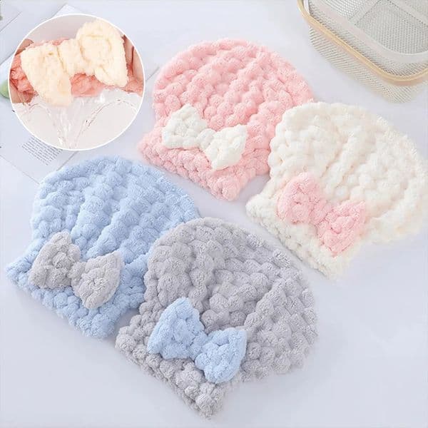 Super Absorbent Hair Towel Wrap For Wet Hair Quick Dry Hair Turban Cap Bath Shower Head Towel For Long Hair For Women Thick 260318