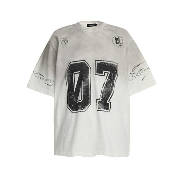 Jiayiku Mens Clothing 2025 Summer Wasteland Style American Jersey Sports Shirt Dirty Dye Vintage Print Short Sleeve T-Shirt for Men L260317