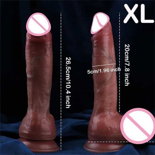 Soft Realistic Skin Feel Human Penis Cheap Dildo Double Silicone Suction Cup Thick Dick Anal Sex Toys Men Women Gay Strapon Cock Ha66
