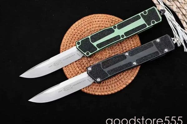 couteau US Stlye SCARAB pocket knife II Knife D2 Steel Blade Aviation aluminum Handle Camping fixed blade knife Outdoor Tactical Combat Self-defense EDC Pocket