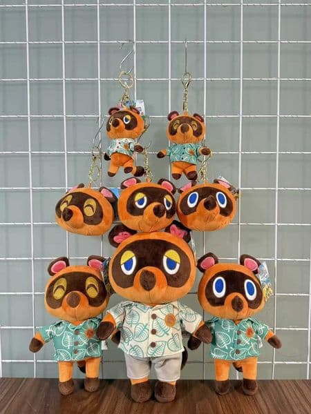 Adorably Raccoon Dog Plush Toys Kawaii Anime Fox Stuffed Doll Lovely Anime Peripheral Plushies Xmas Birthday Gift for Kids J20260319