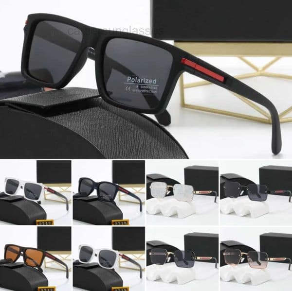 Designer sunglasses Men women fashion triangle luxury Full Frame Sunshade mirror polarized UV400 protection Glasses With box