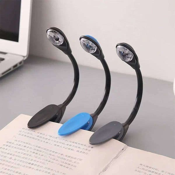 Book Portable Night Light Clamp for Dorm Bedroom Flexible Clip Mini LED Reading Outdoor Desk Lamp 26H0318