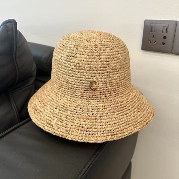 Sun Hat Hats Designers Women Spring Hat Woven Grass Wide Brim Fisherman Bucket Chapeau Breathable Sunscreen Large Brim Beach Vacation